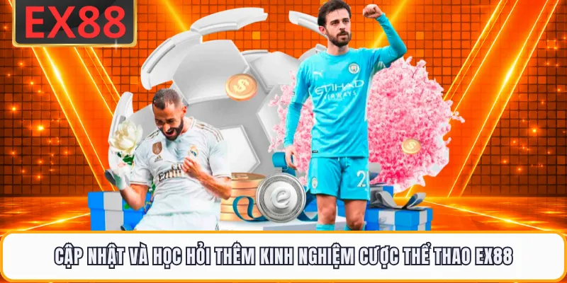 Cập nhật và học hỏi thêm kinh nghiệm cược thể thao EX88