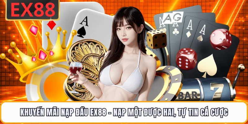 Khuyến Mãi Nạp Đầu EX88 - Nạp Một Được Hai, Tự Tin Cá Cược