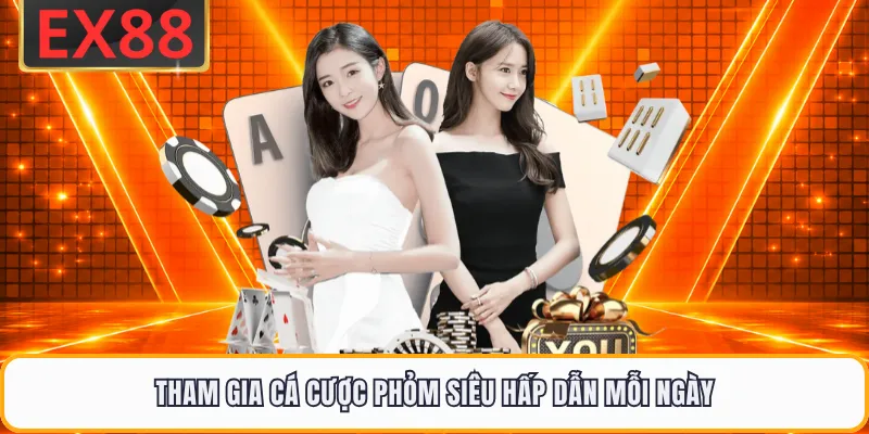 Tham gia cá cược Phỏm siêu hấp dẫn mỗi ngày